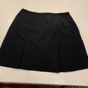 Plus size pleated skirt